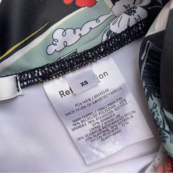 Reformation High Waisted Postage Postcard Bikini Bottoms XS NEW NWOT - Picture 5 of 6